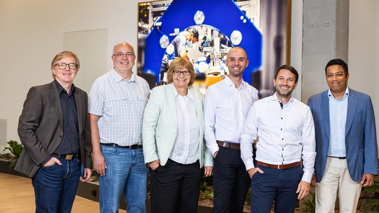 Group picture of product security managers of the Endress+Hauser product centers.