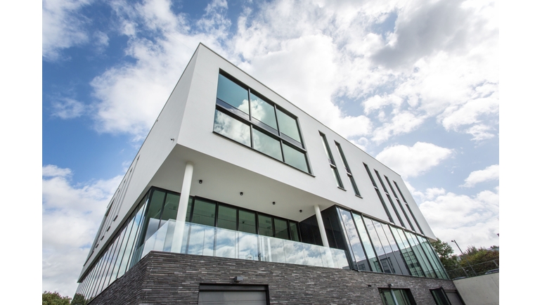 The new Belgium sales center building underscores the importance of a sustainability mindset.