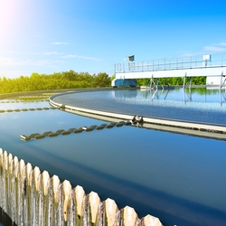 Picture of wastewater treatment plant