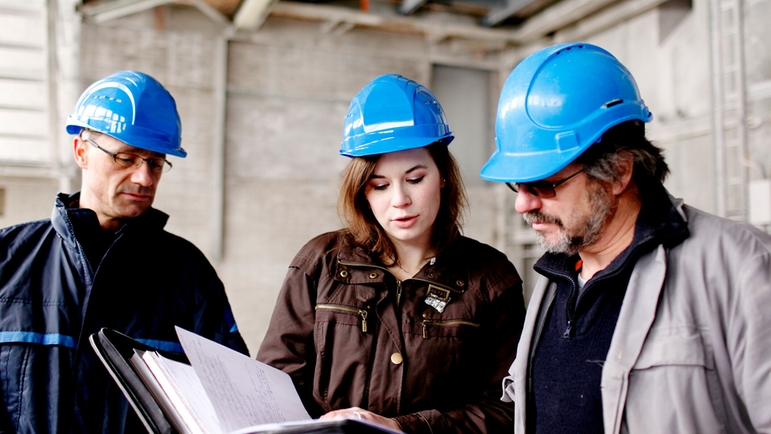 Monitoring of stock on construction site