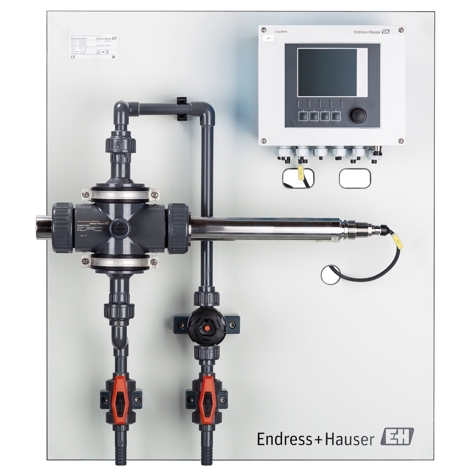 Water monitoring panels provide all necessary measuring signals for process control and diagnostics