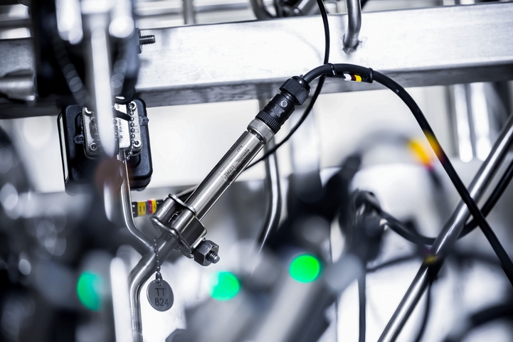 Application picture of TM311 in a hygienic process of a plant