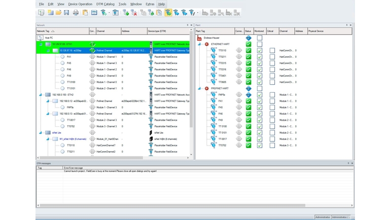 PAM Gateway provides a virtual representation of the physical network architecture.