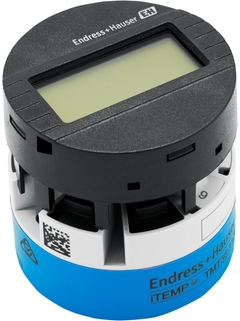IO-Link RTD temperature head transmitter iTEMP TMT36 with plug-in display