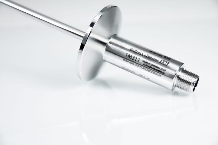 Compact clamp thermometer